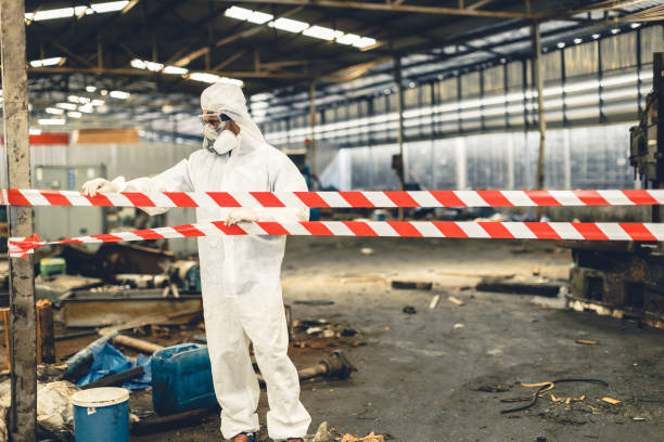 Professional Drug Lab Cleanup technician working in Jobstown, NJ